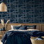 Entwine Navy Wallpaper