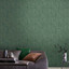 Grasscloth Geo Pine Wallpaper