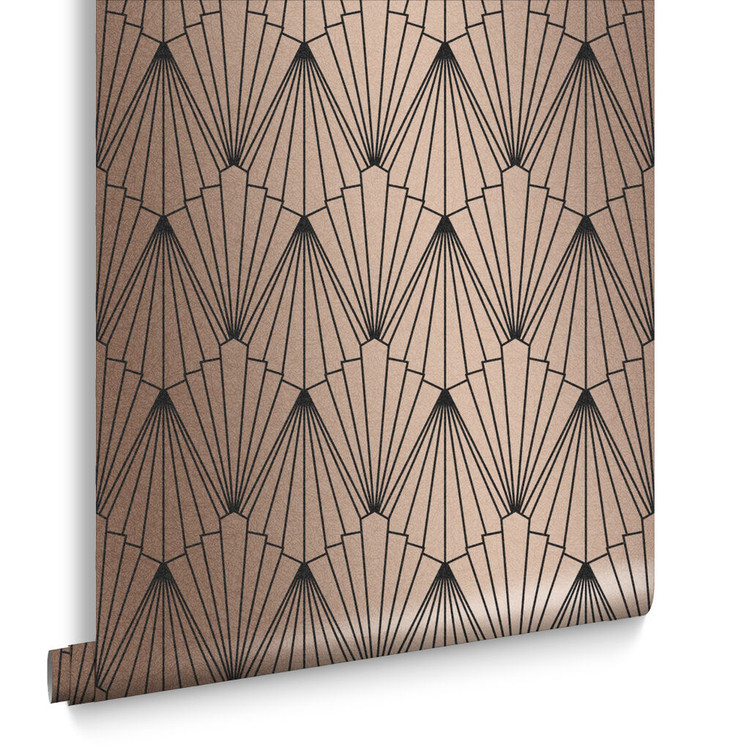 Rene Rose Gold Wallpaper Rose Gold Wallpaper Graham & Brown