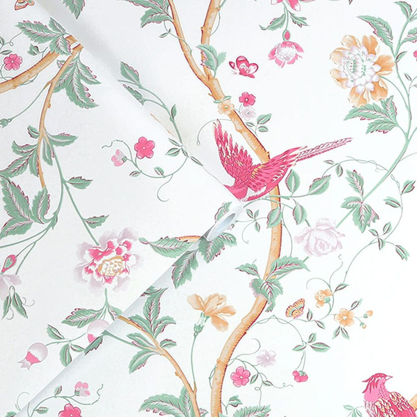 Summer Palace Peony Wallpaper Laura Ashley Wallpaper Wallpaper It