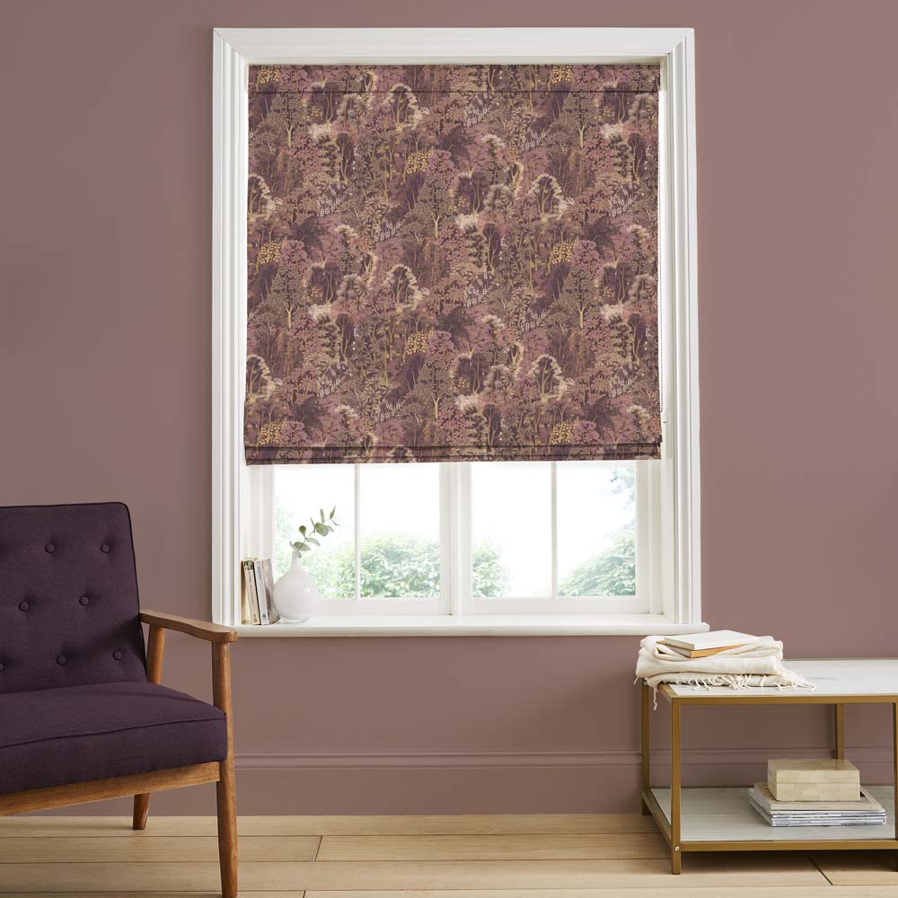 New Eden Mulberry Roman Blind