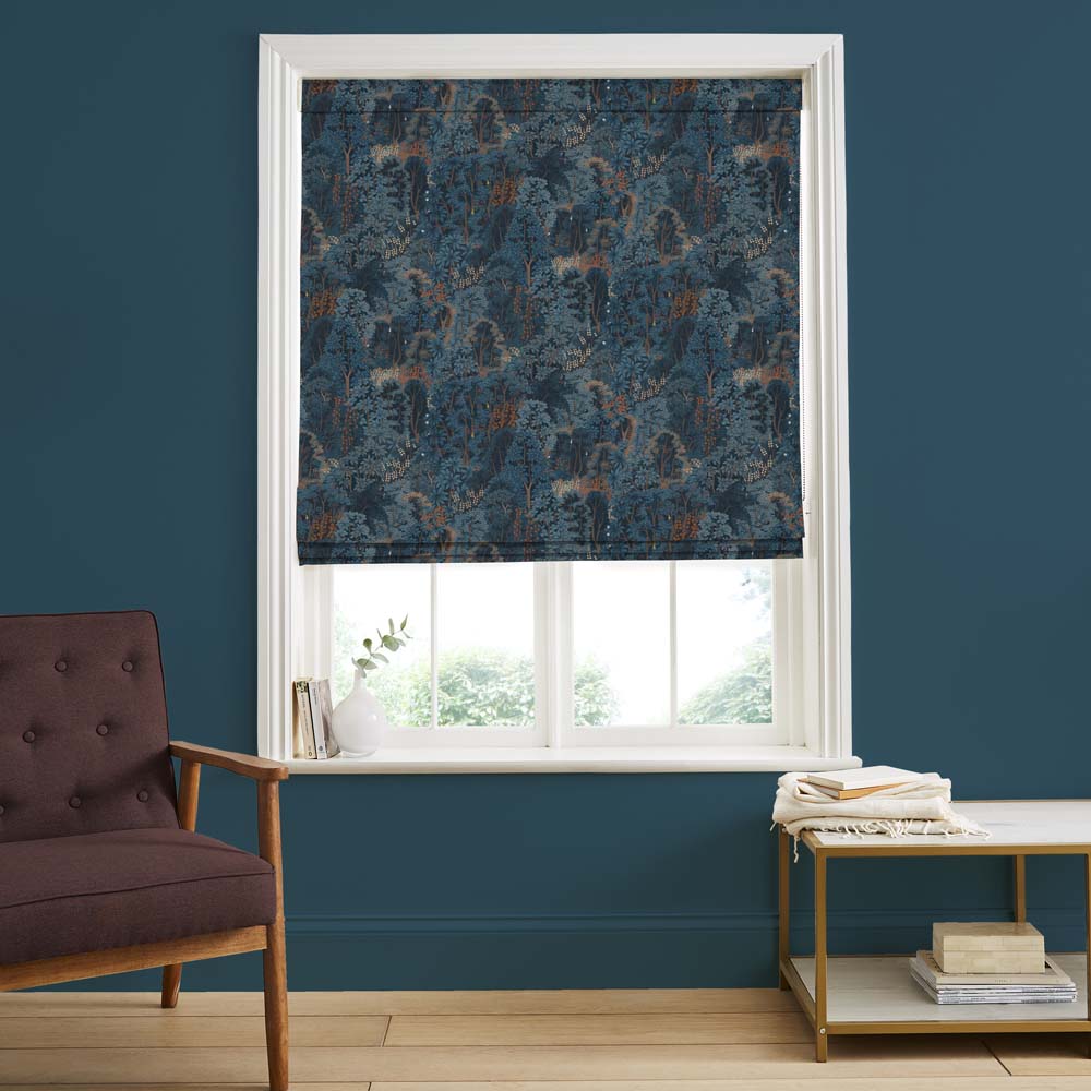 New Eden Navy Roman Blind