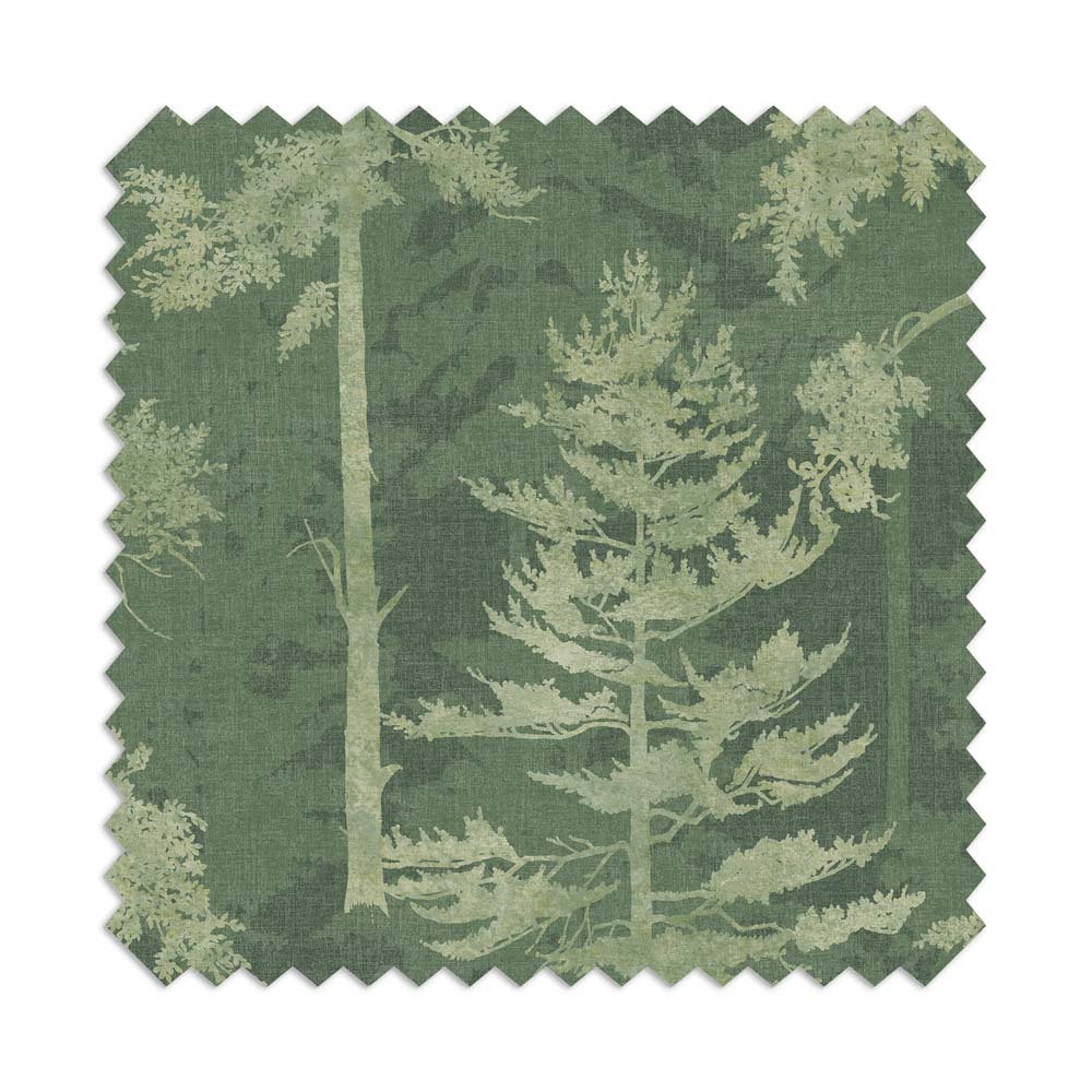 Norse Forest Soft Emerald Curtains