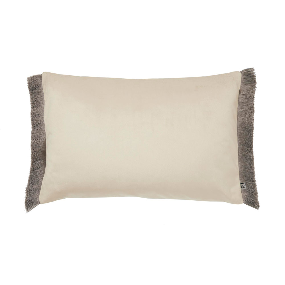 Fringe Opulence Chocolate Cushion