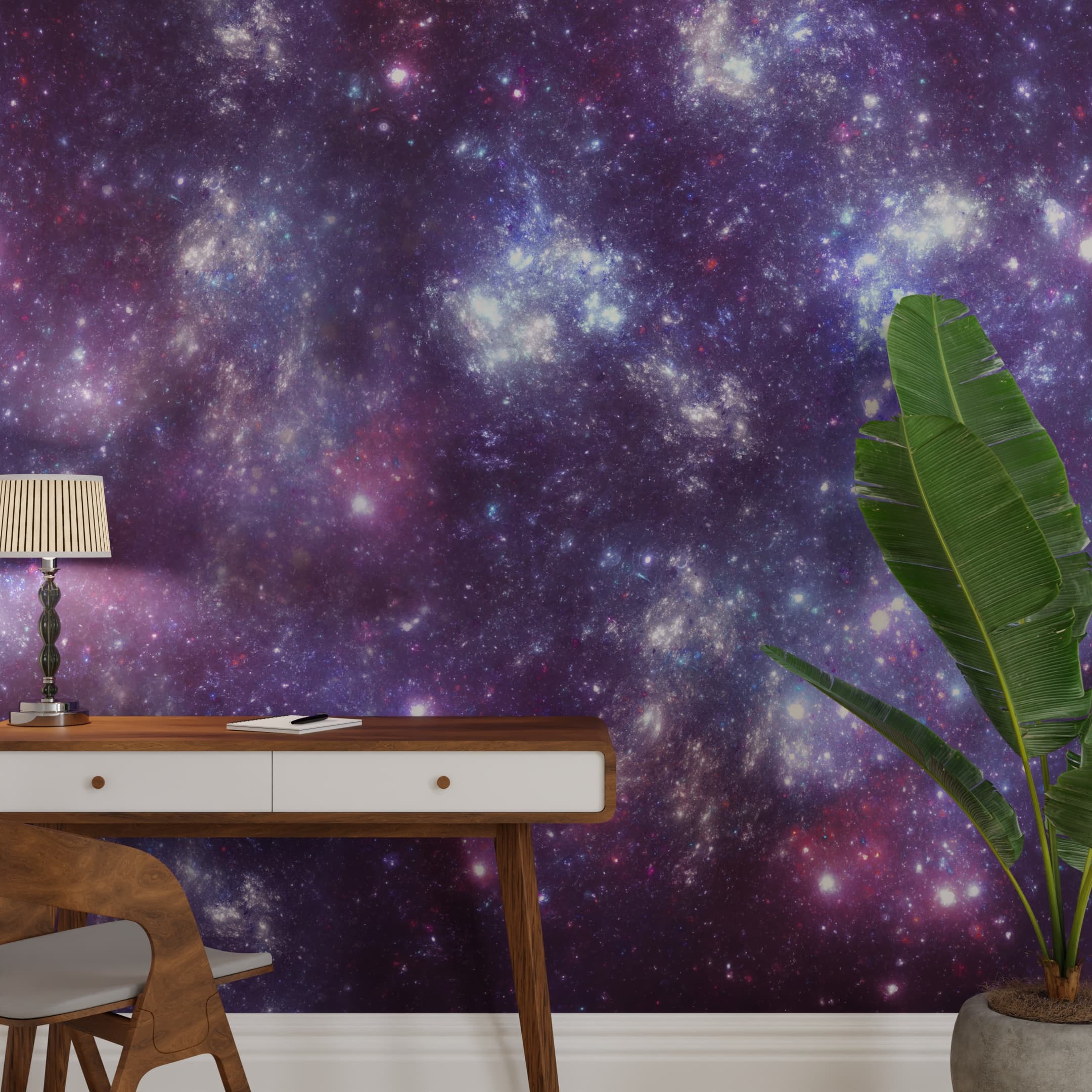 Stardust Aurora Bespoke Mural