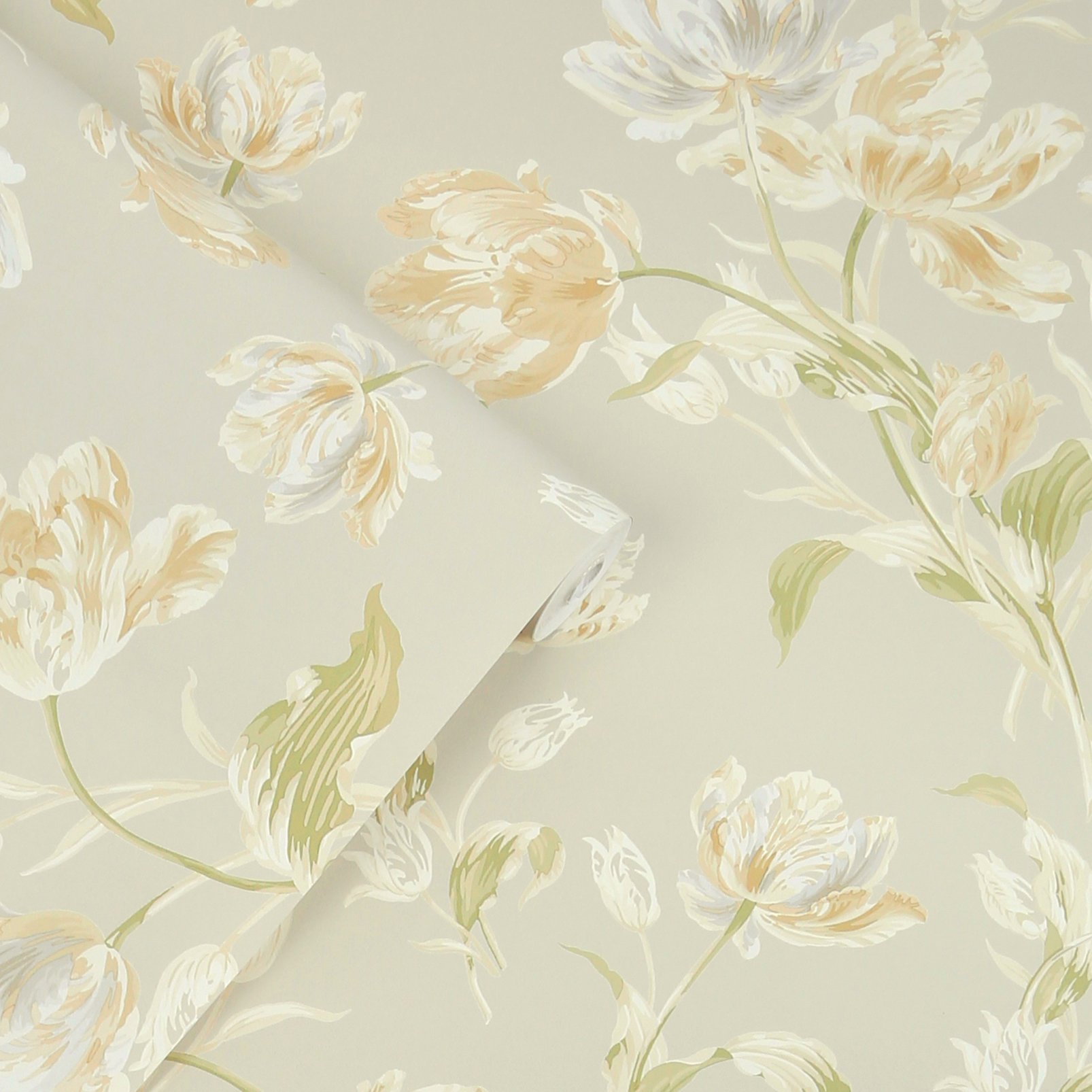 Laura Ashley Gosford Sage Green Wallpaper