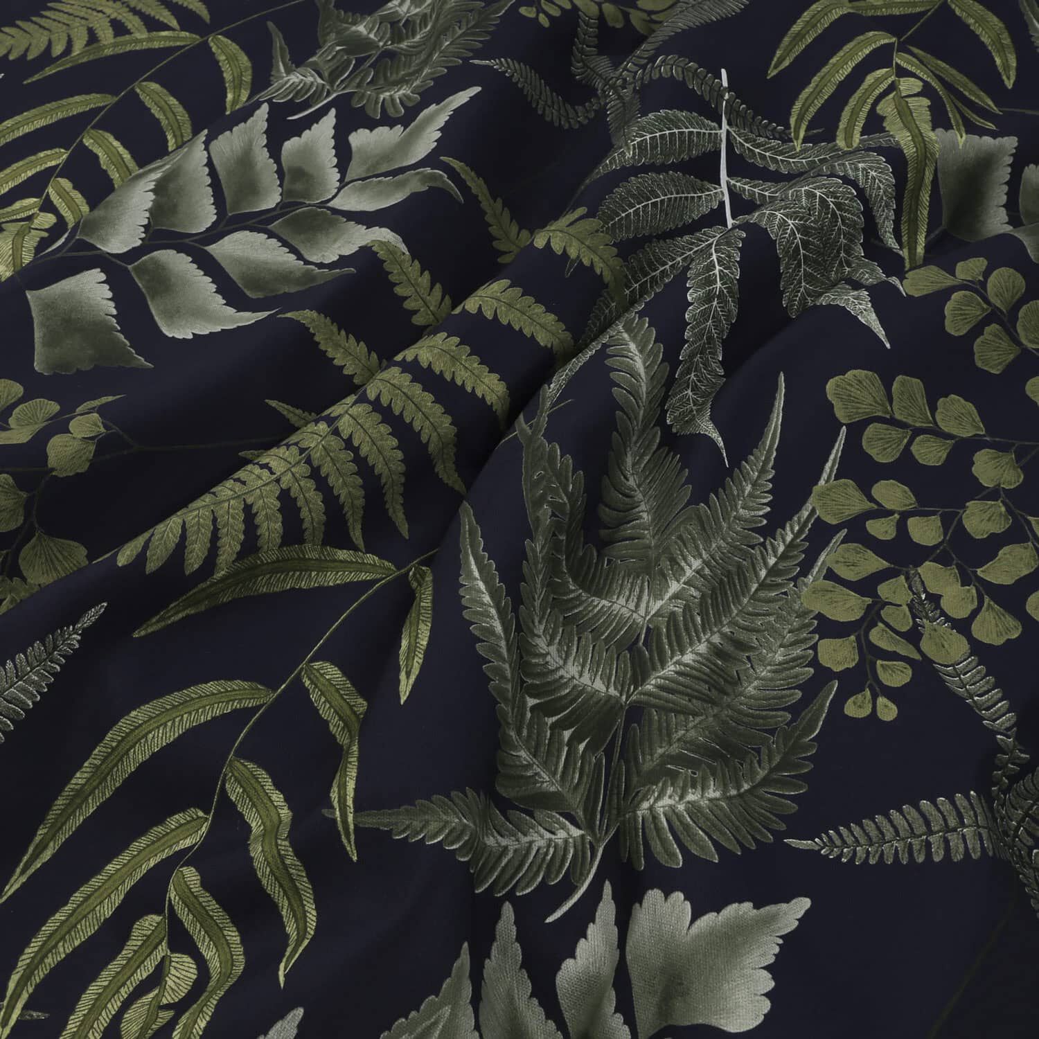 Midsummer Fern Black Roller Blind