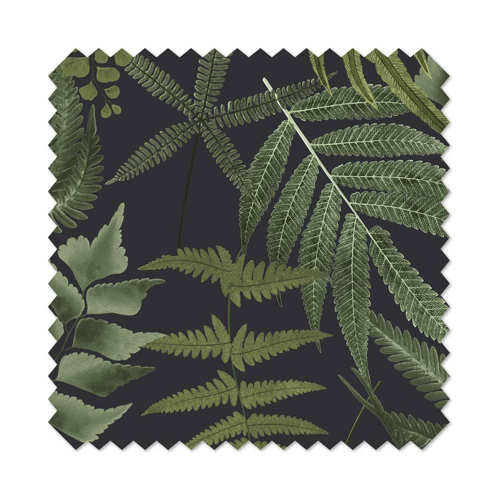 Midsummer Fern Black Roller Shade