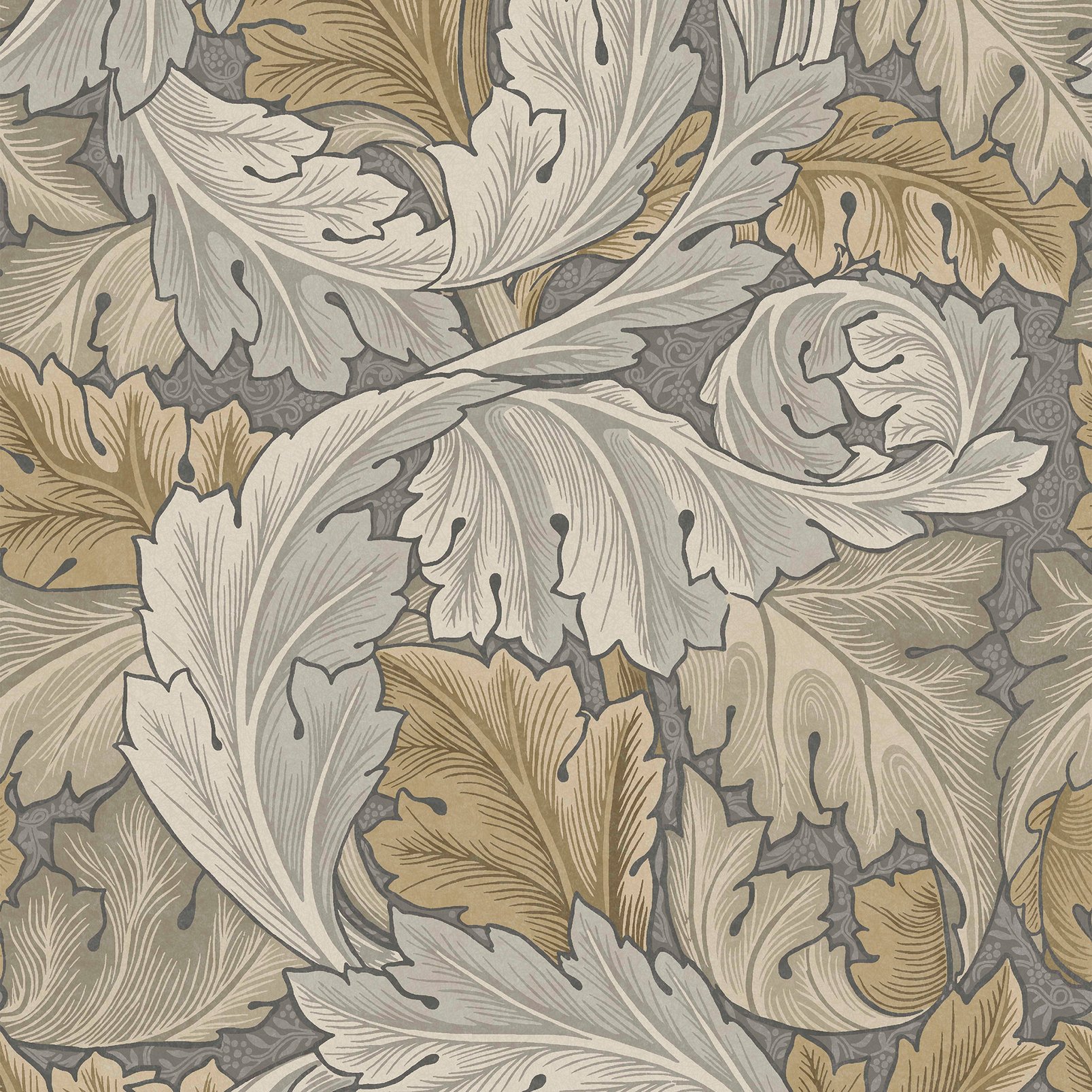 Acanthus Neutral Wallpaper 