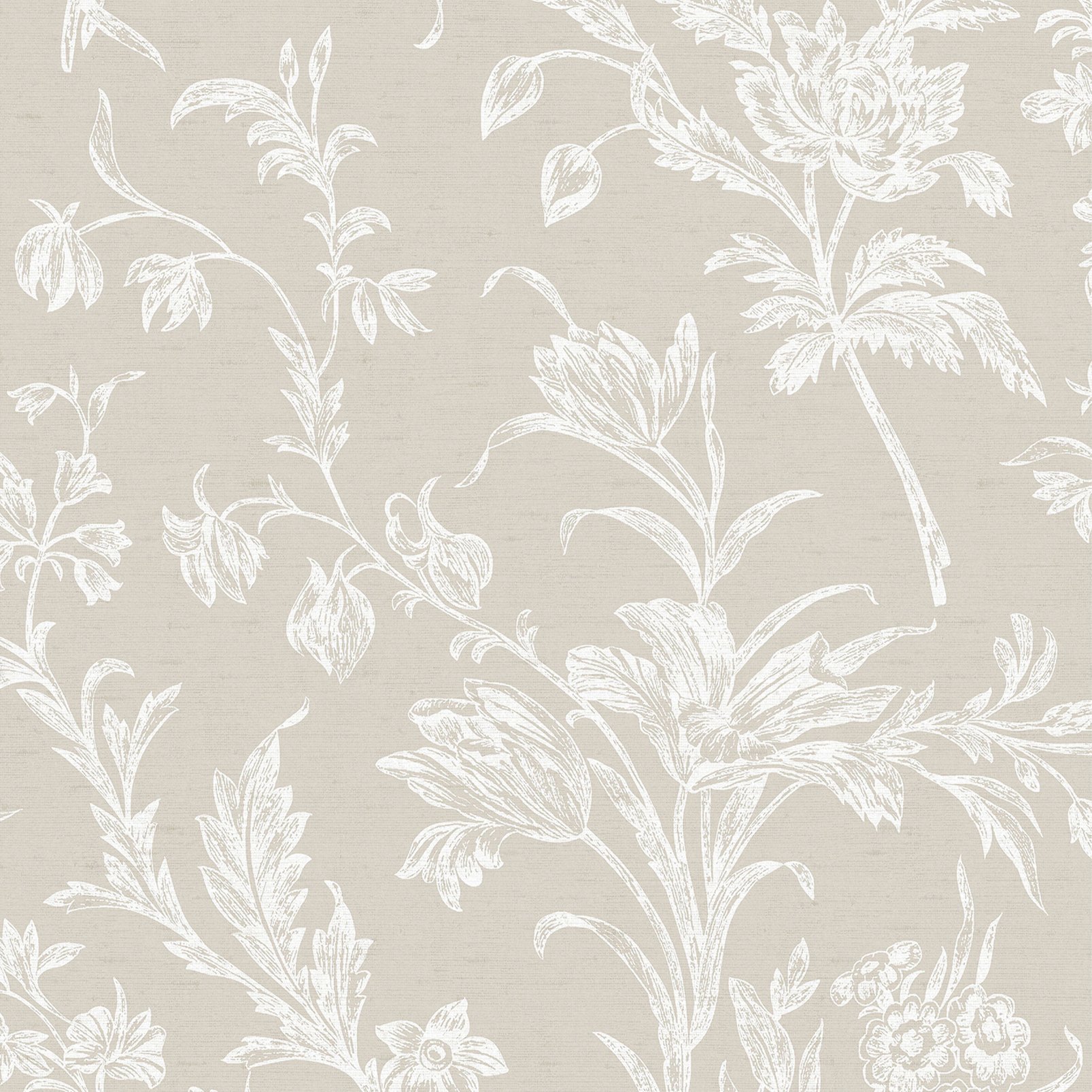 Laura Ashley Lloyd Dove Grey Wallpaper