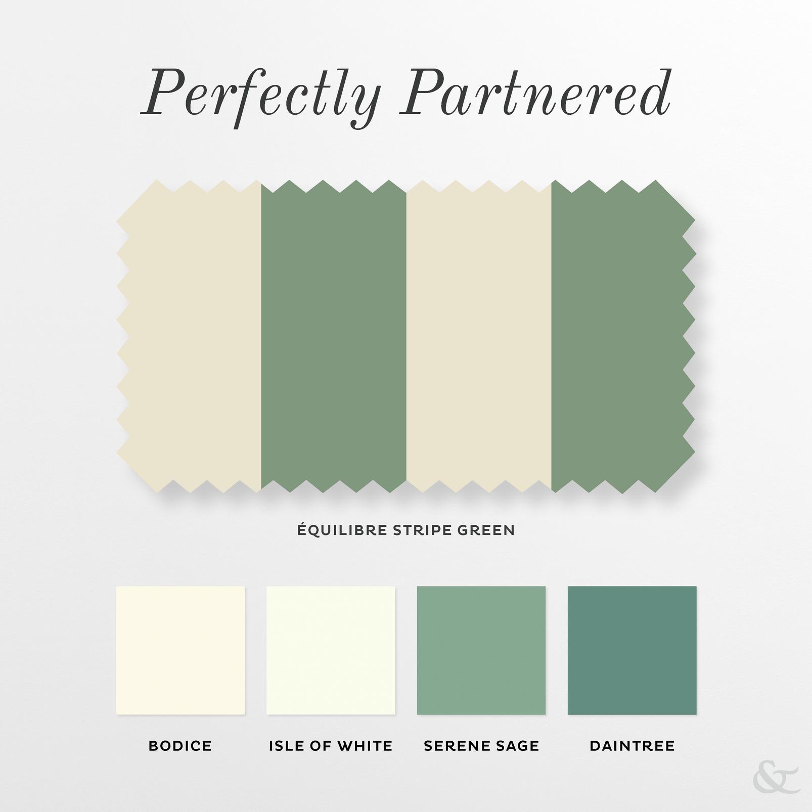 Équilibre Stripe groen rolgordijn