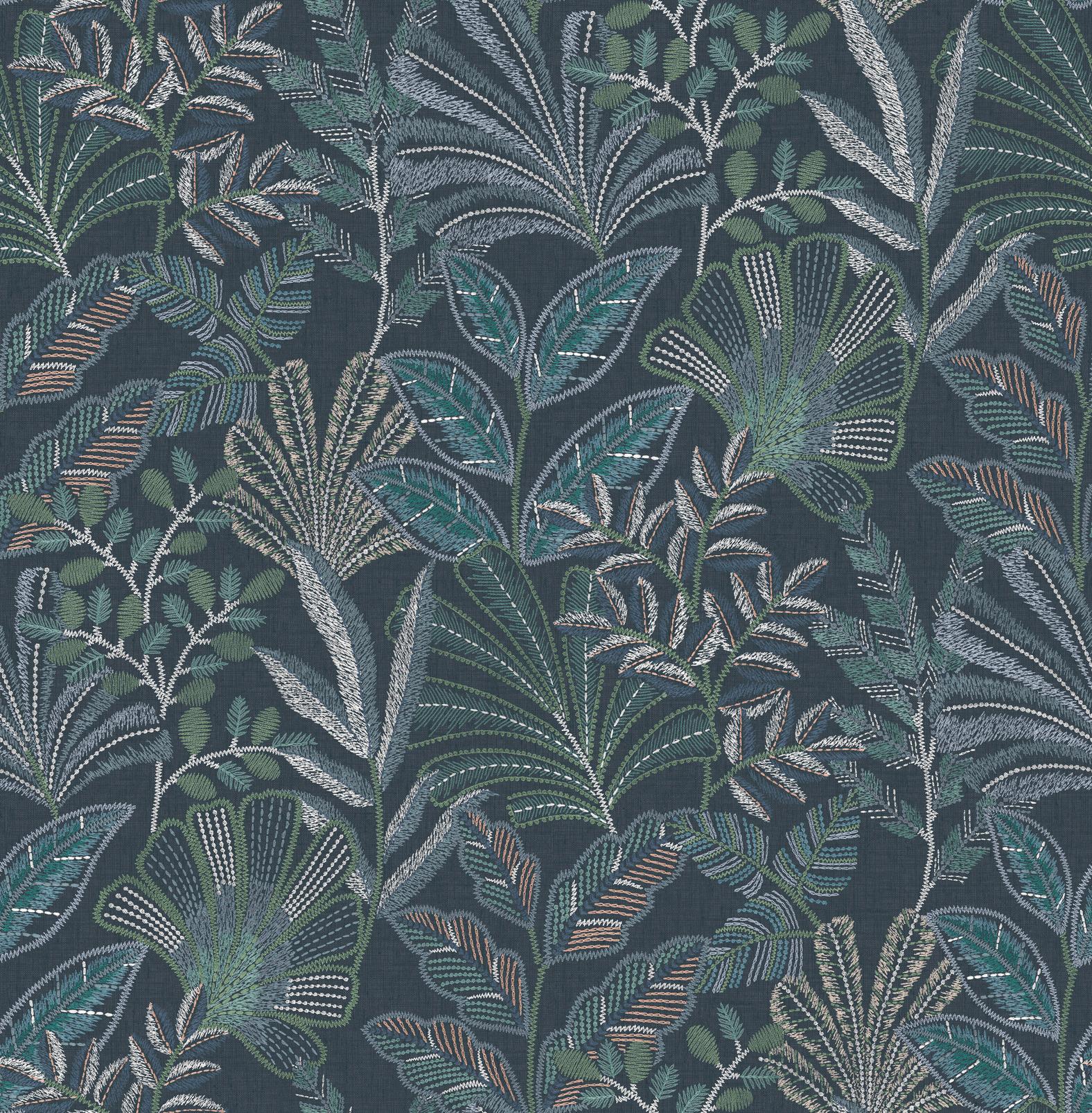 Vendura Weave Marineblau Tapeten