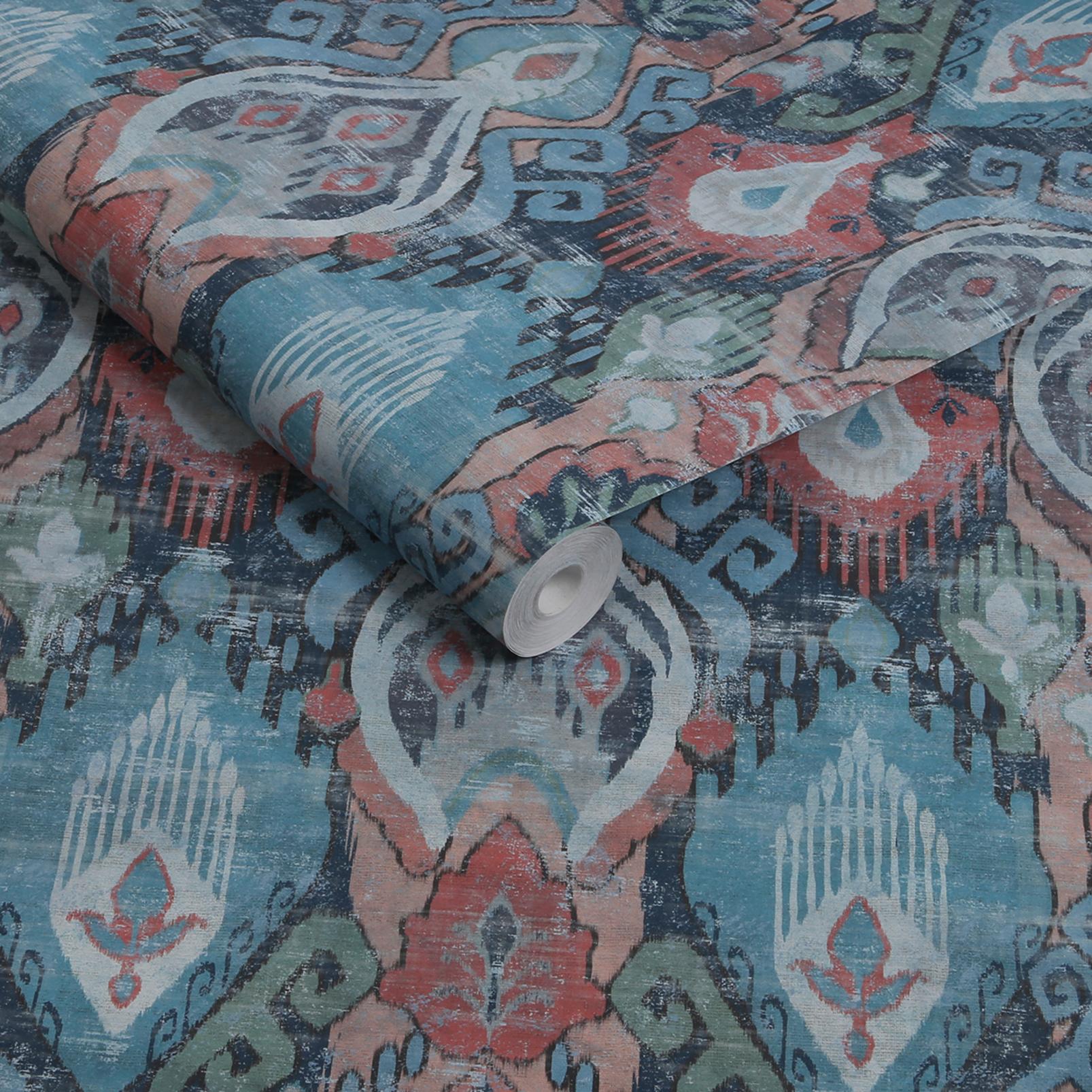 Daraee Tapestry Blau Tapeten