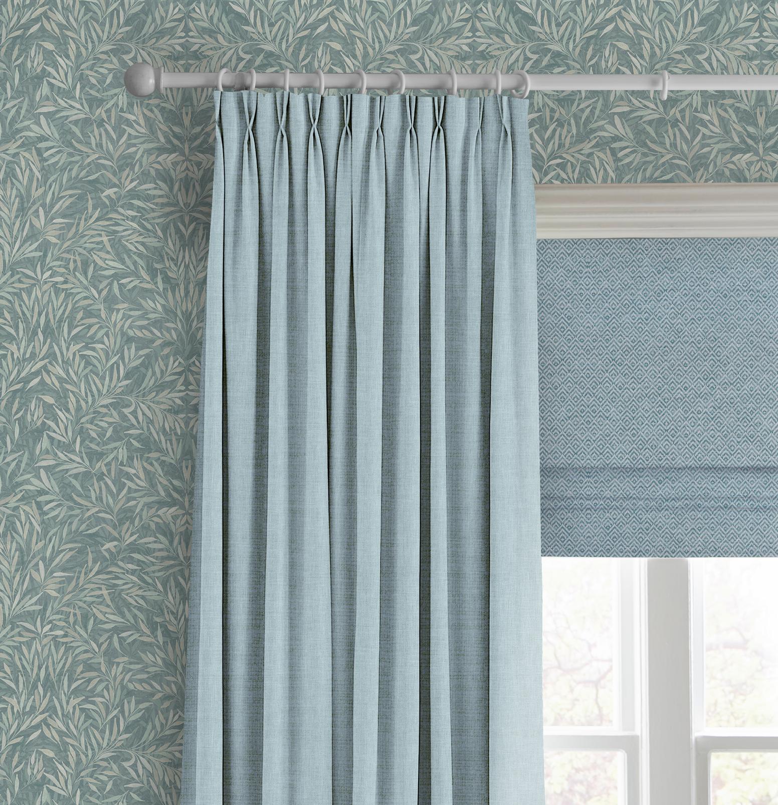 Harmonia Raffvorhang Himmelblau