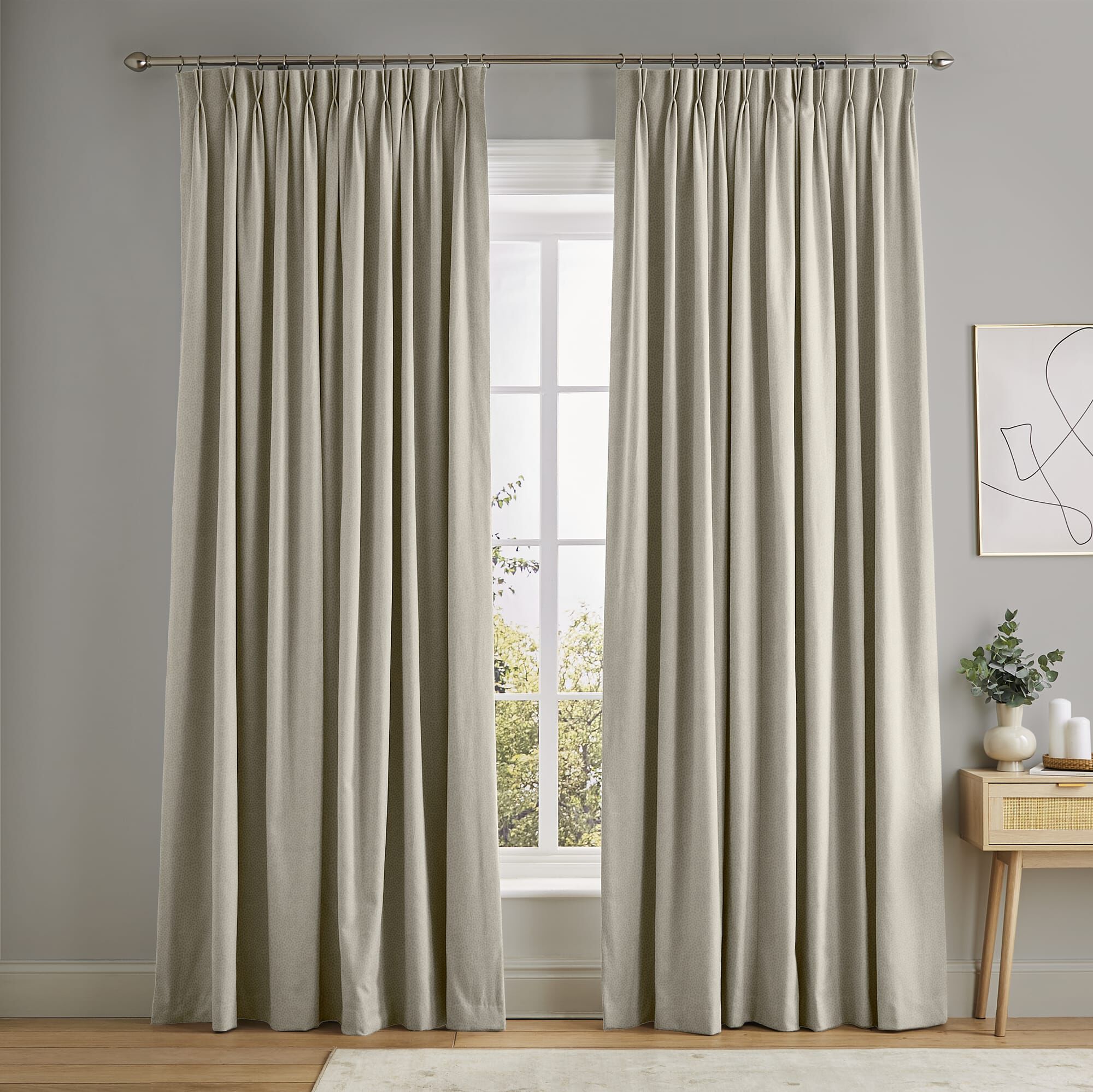 Dapple Soft Gray Curtains