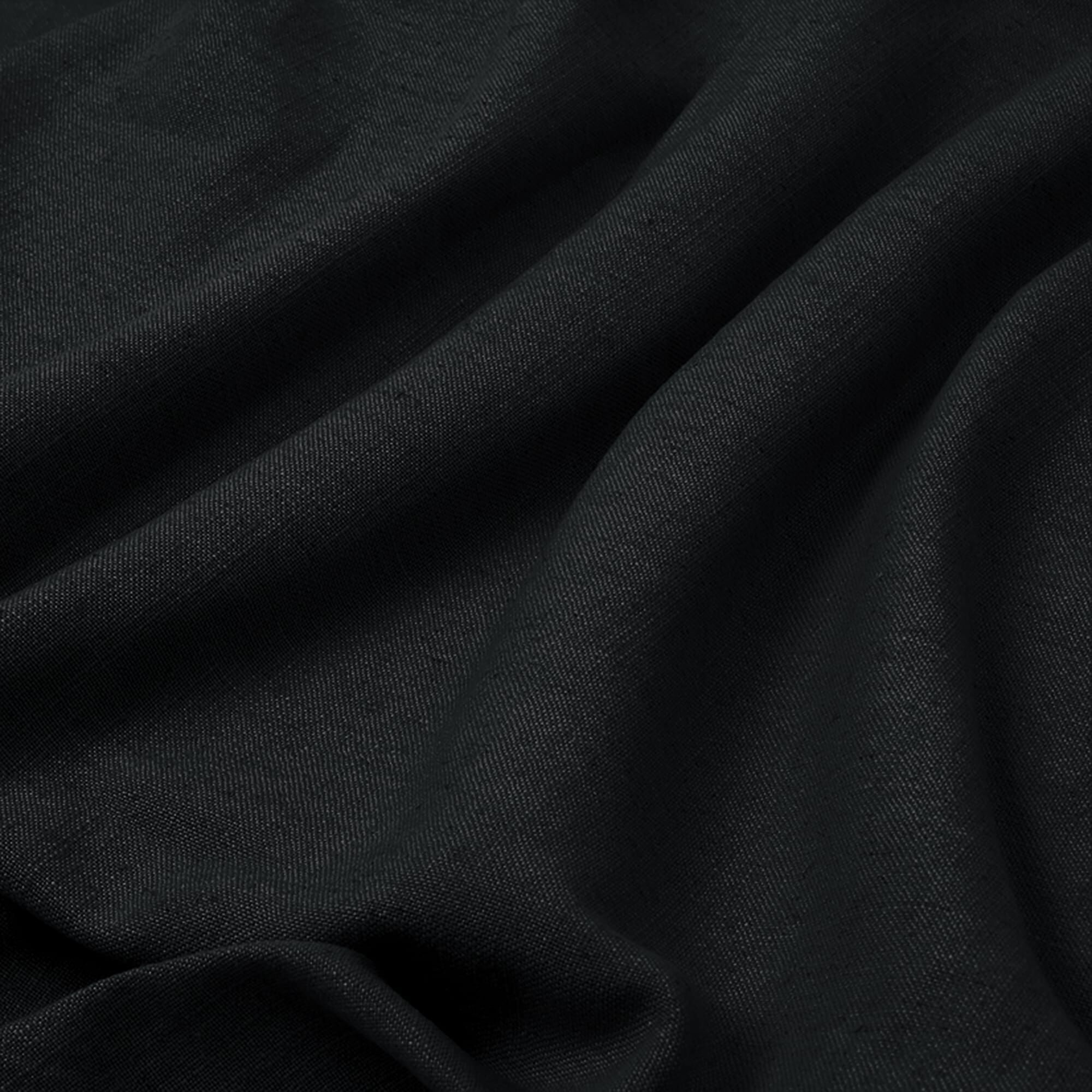 Linum Black Curtains 