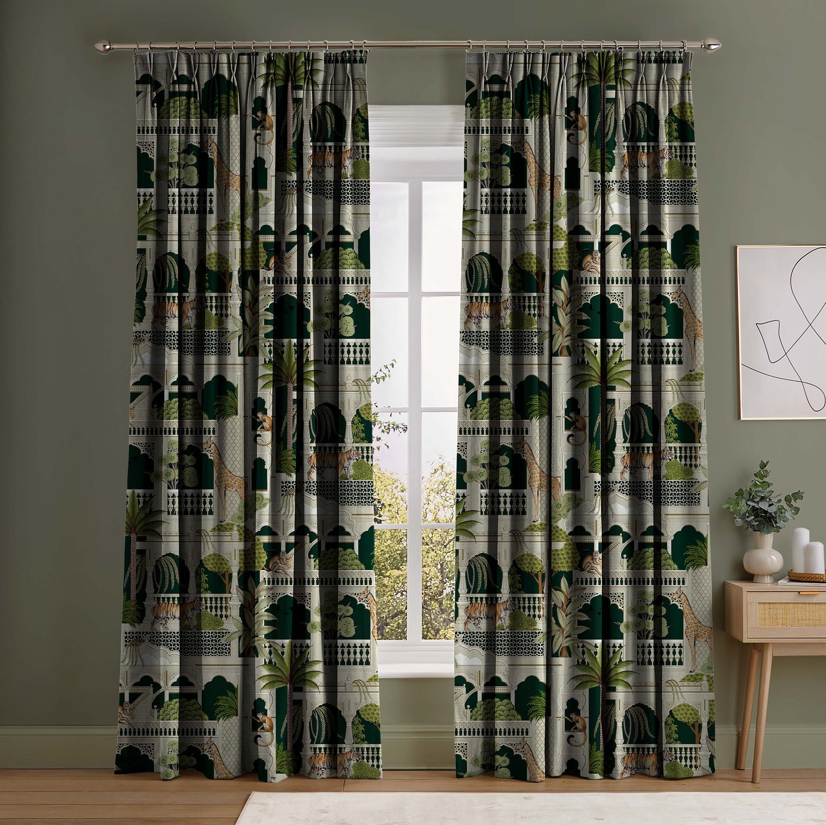 Animahal Emerald Curtains Animahal Emerald Curtains