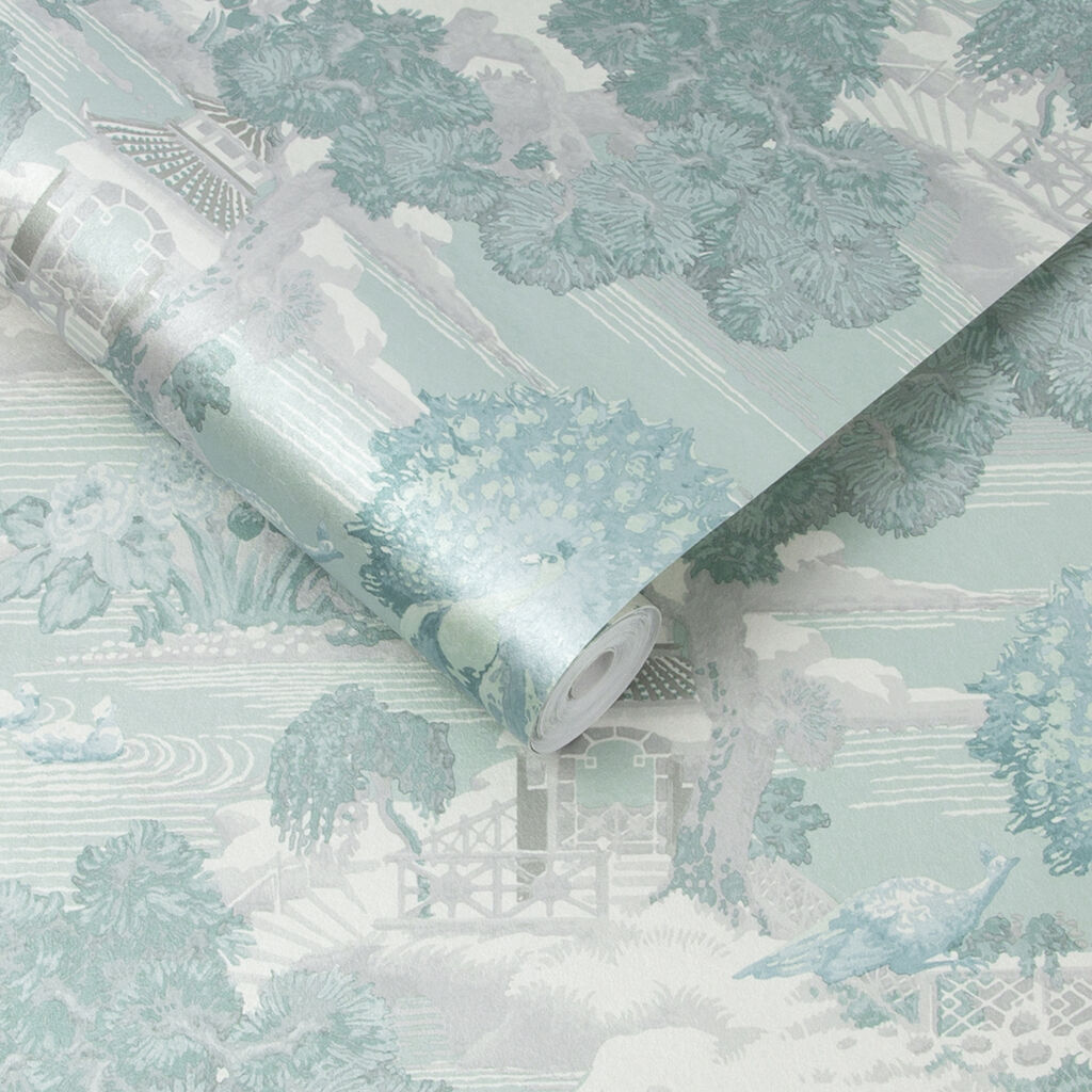 Edo Toile Mint Tapete