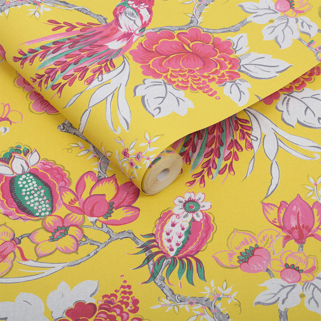 Chinoiserie Canary Wallpaper