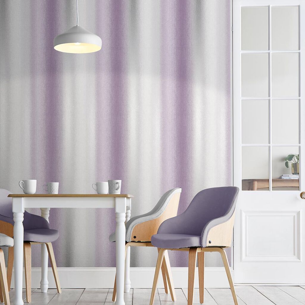 purple and gold striped wallpaper