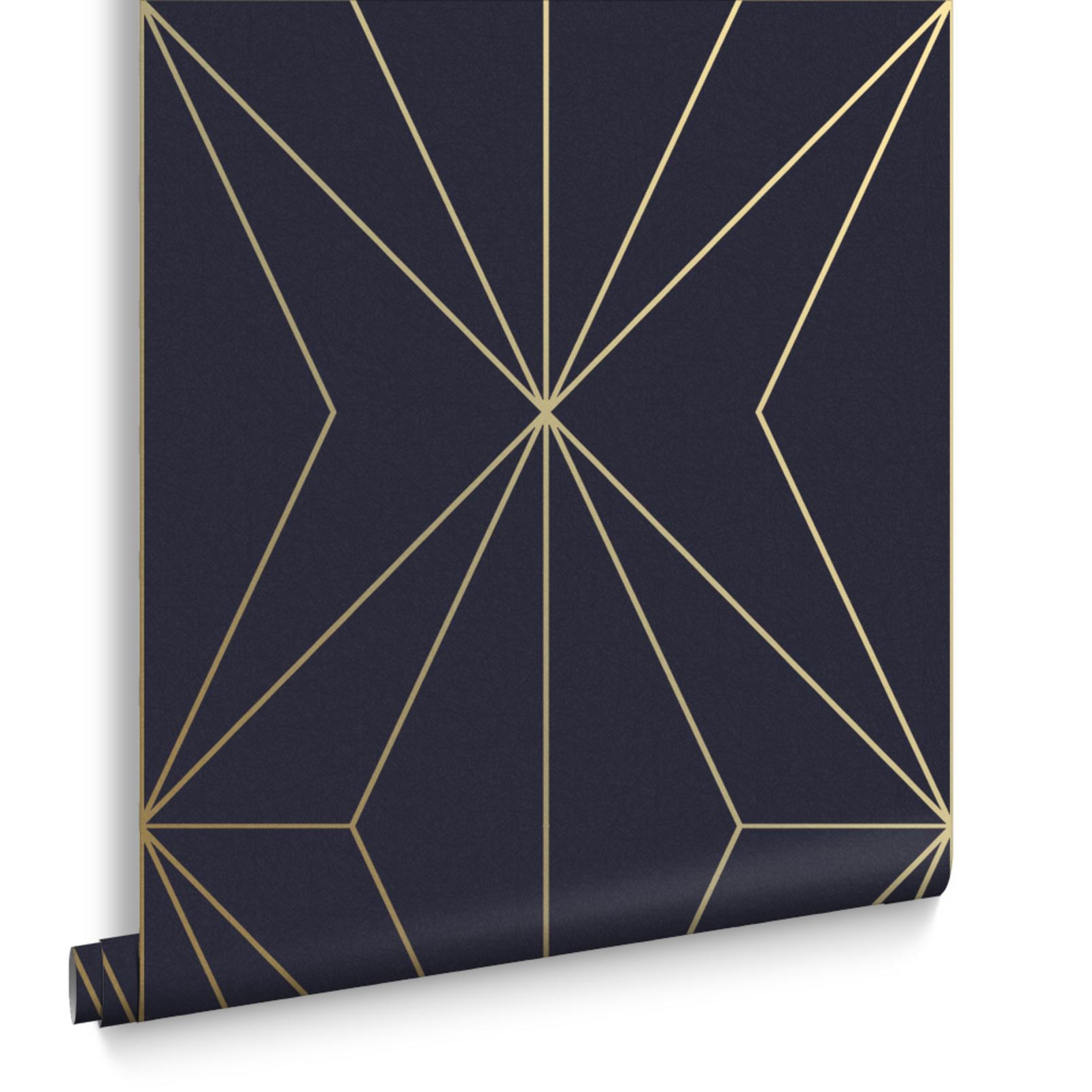 navy triangle wallpaper