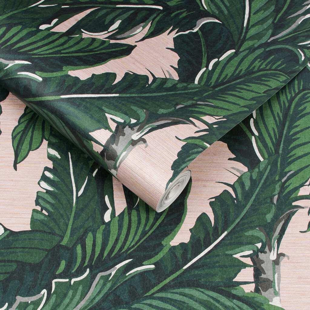 Daintree Palm Blush Wallpaper