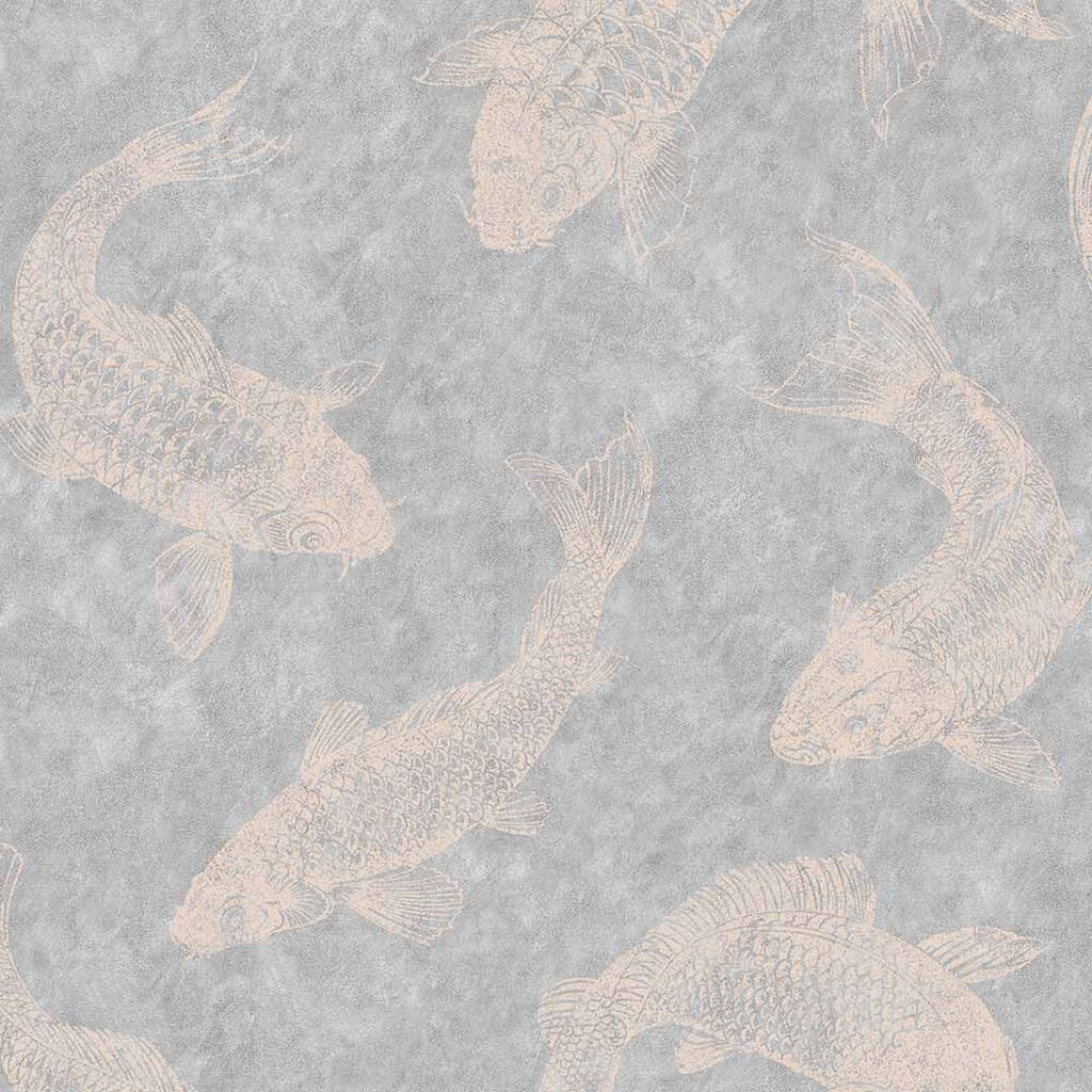 Pisces Slate Grey Wallpaper