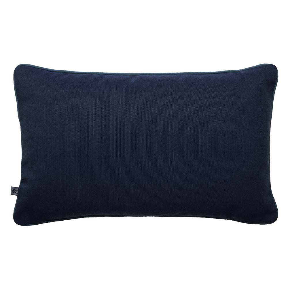 Ikat Stripe Blue Cushion