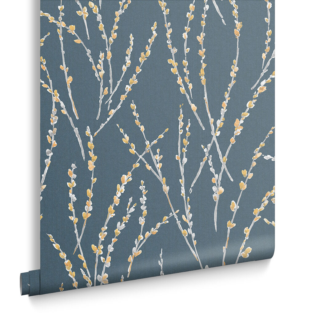 Floret Teal Wallpaper