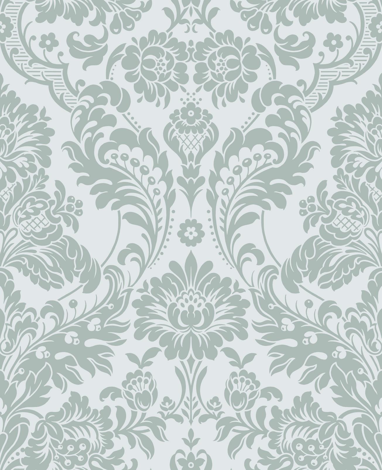 light grey damask wallpaper