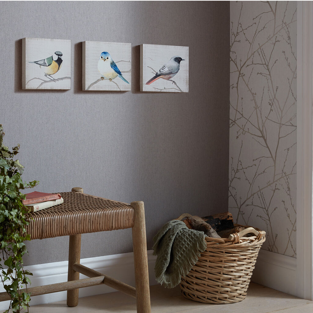 Perched Birds Canvas Wall Art