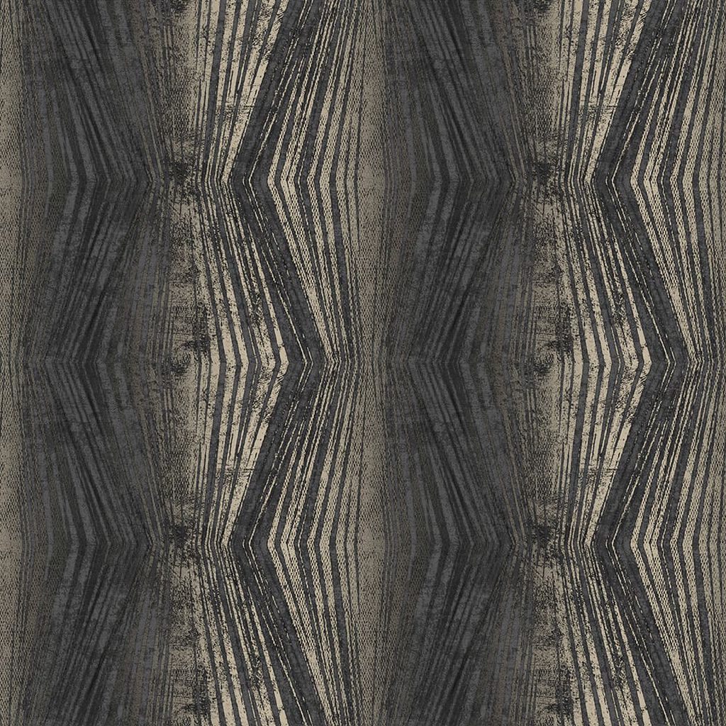 Vermeil Stripe Charcoal Wallpaper