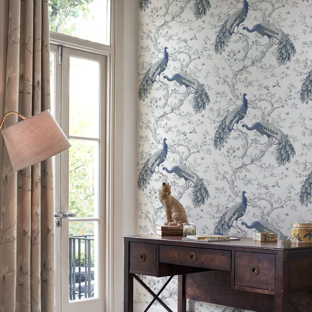 Laura Ashley Belvedere Midnight Wallpaper