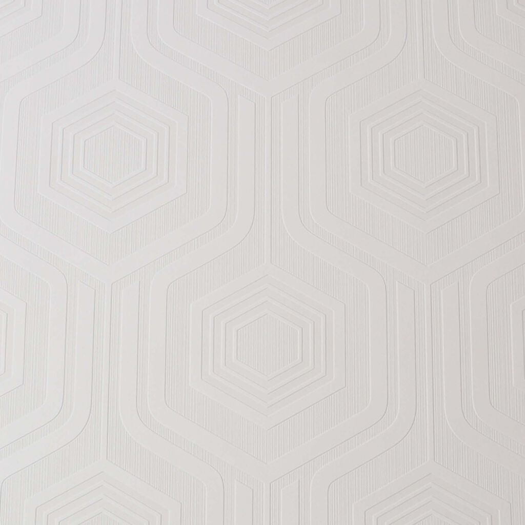 Curvy Geo Paintable Wallpaper