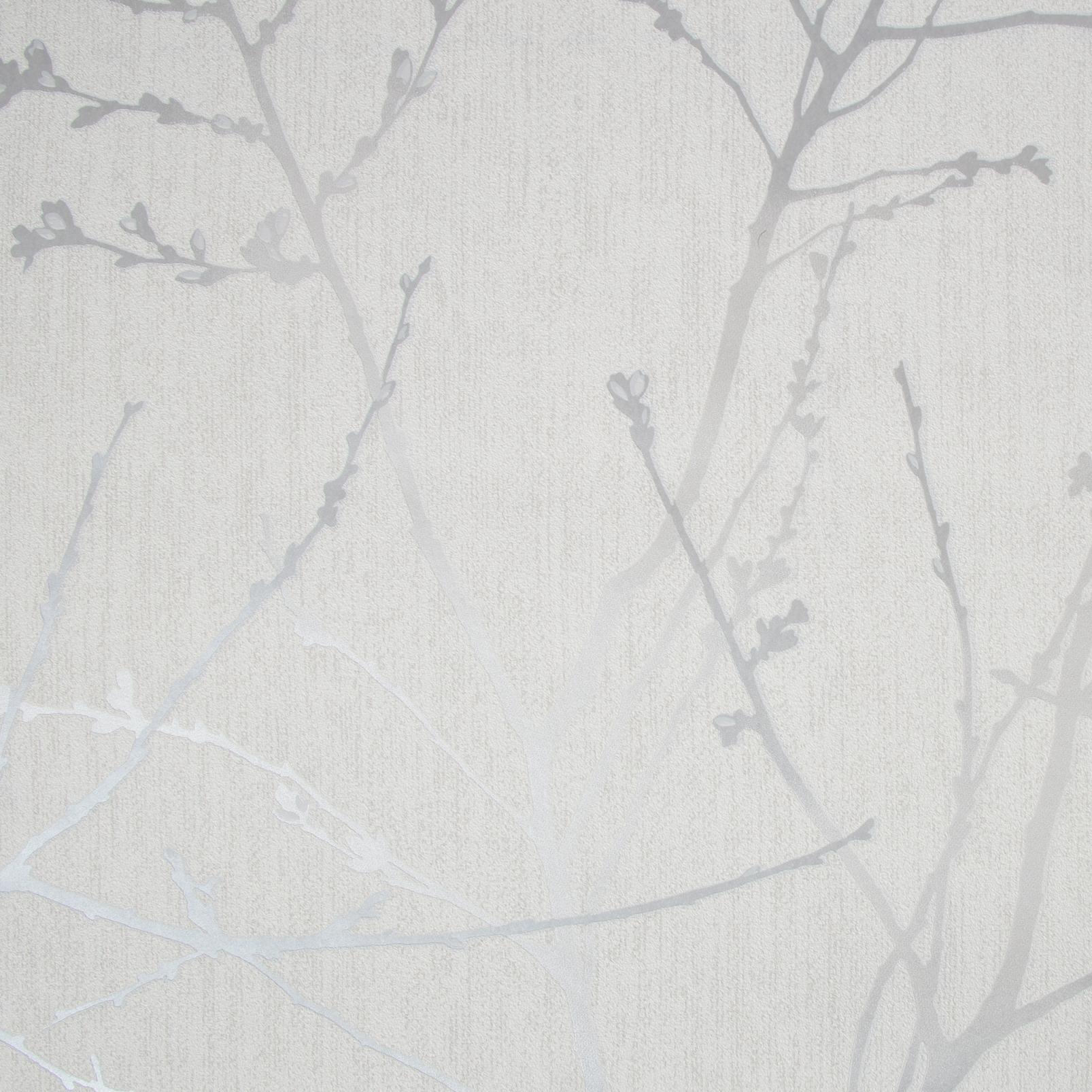 white fabric effect wallpaper