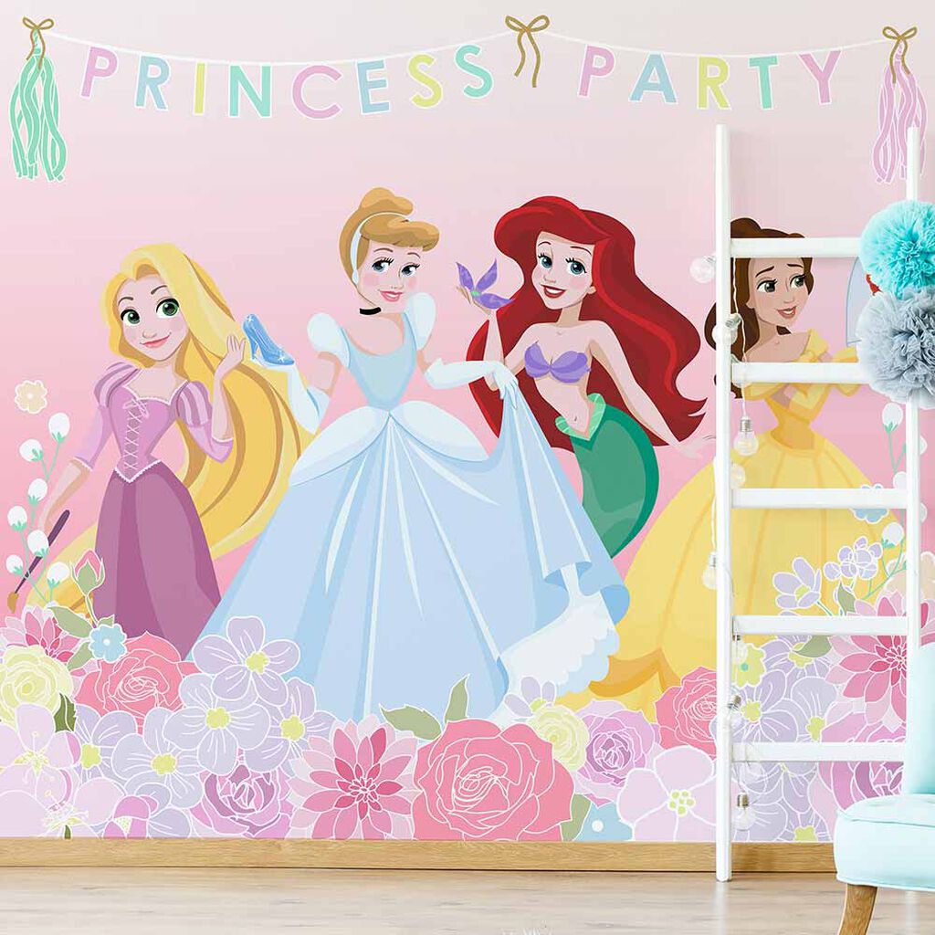 Disney Princess Party Mural