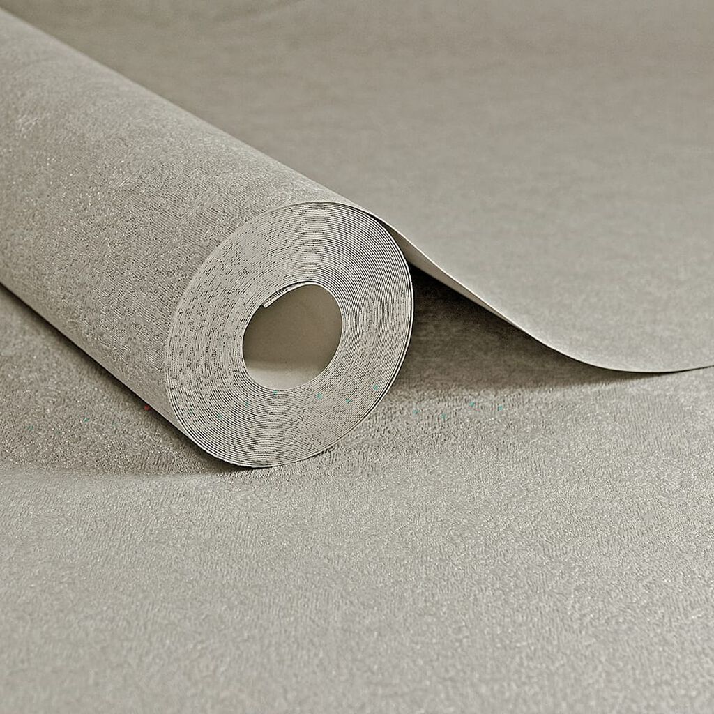 Dynasty Plain Taupe Wallpaper