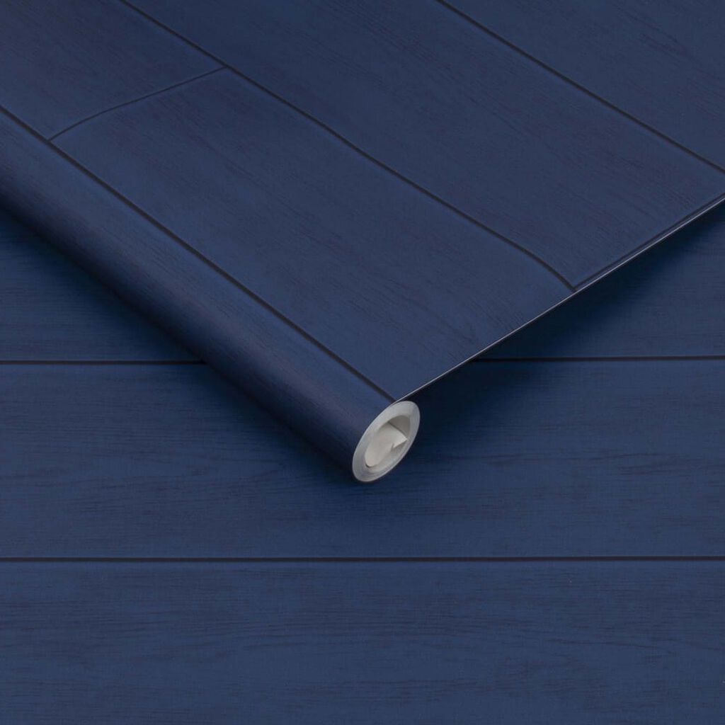 Transform Blue Plank Wallpaper
