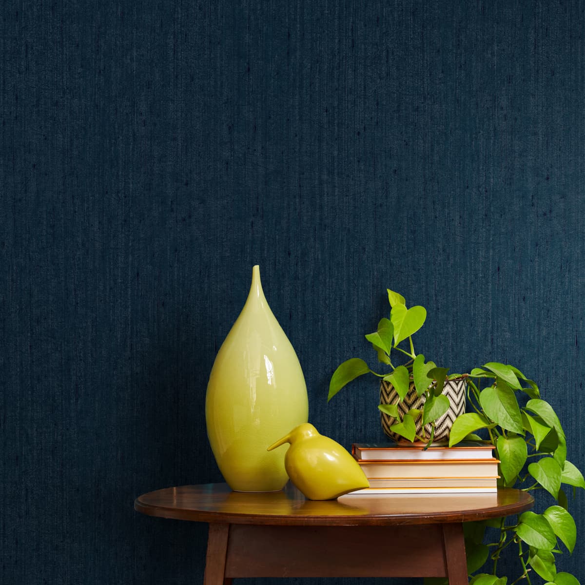 Tisbury French Navy Wallpaper