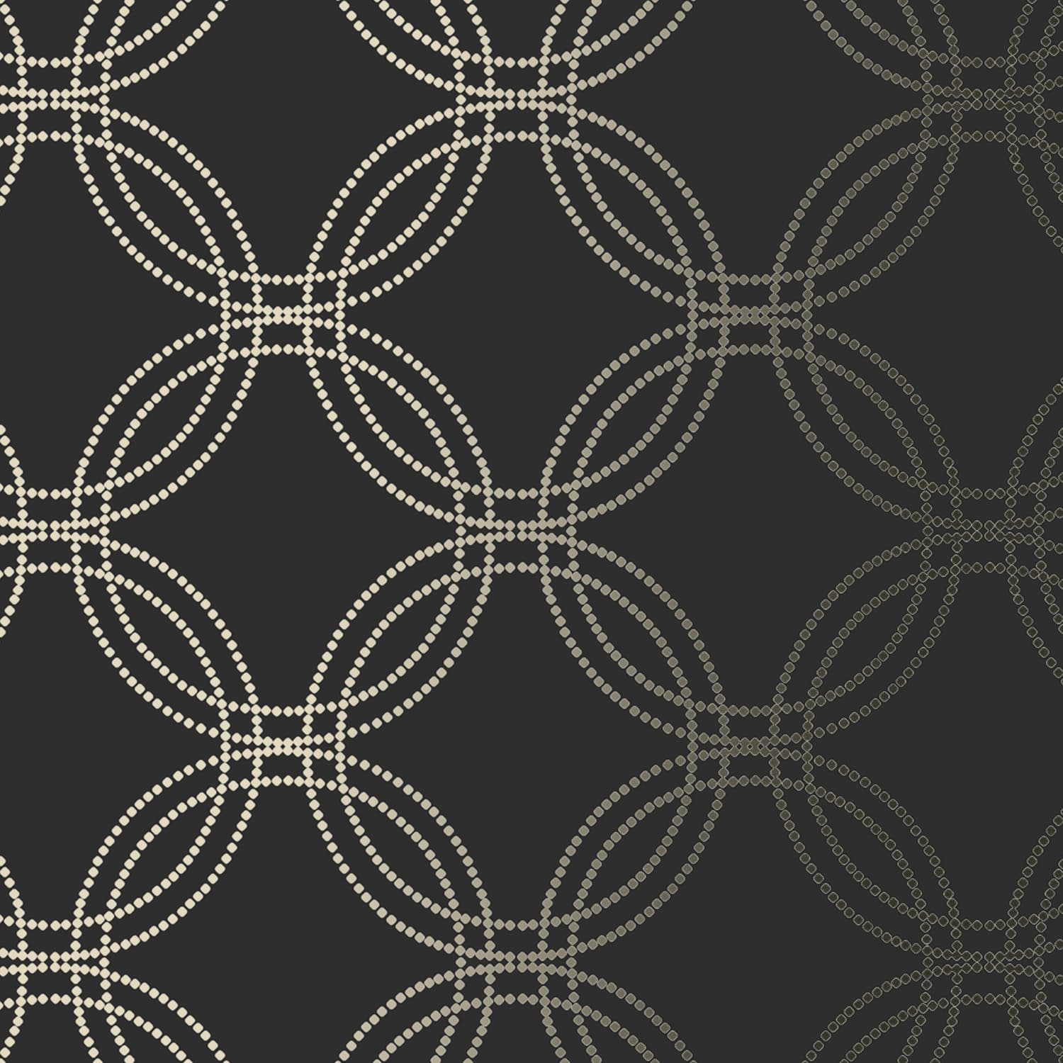 Serpentine Black And Rose Gold Wallpaper