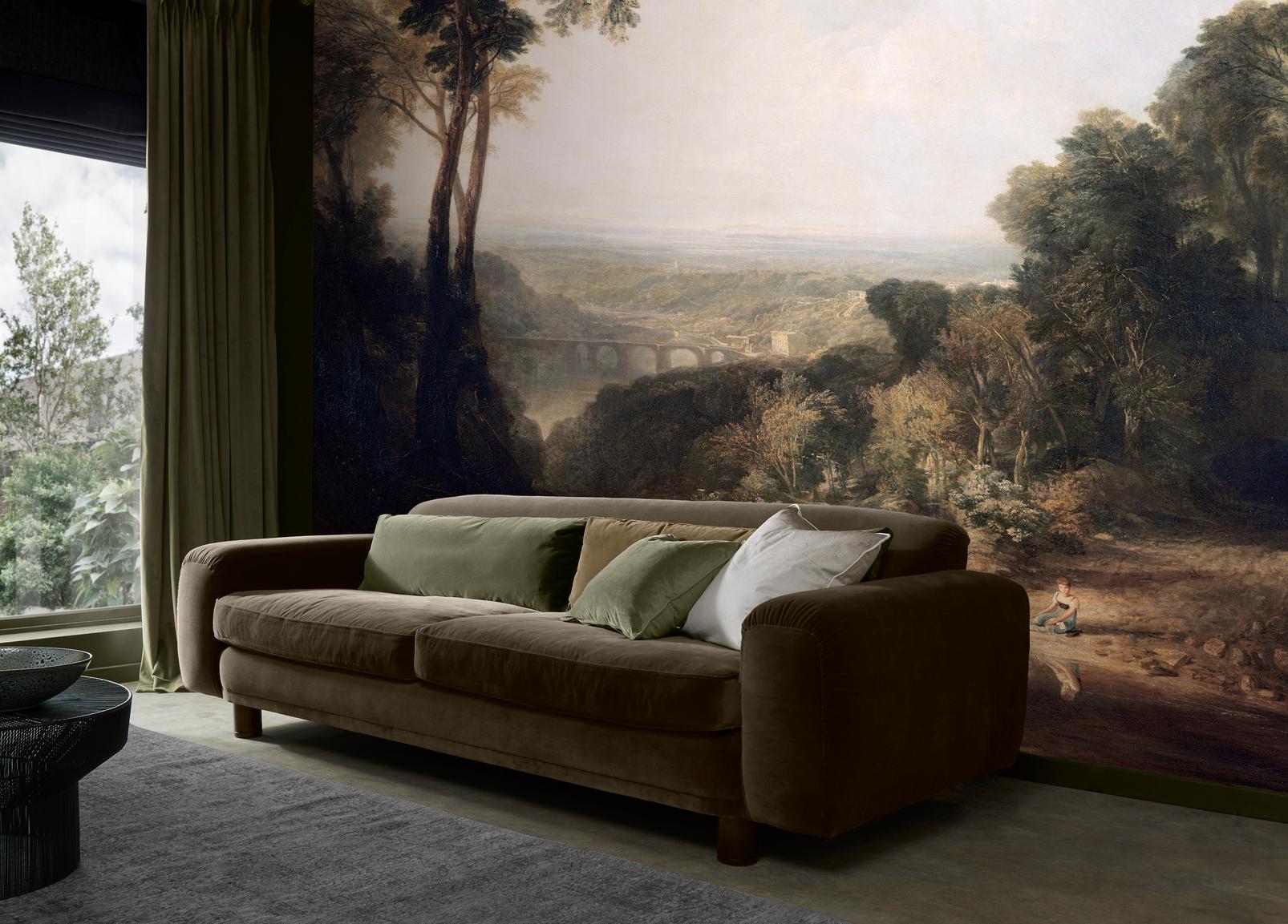 Turner Crossing the Brook exhibited Bespoke Mural | Green | Graham
