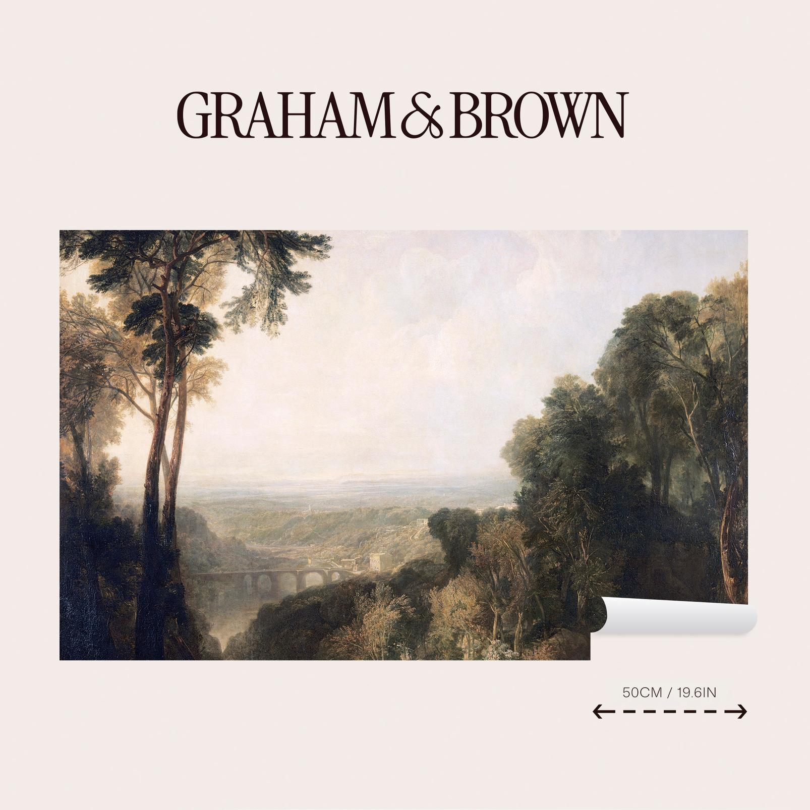 Turner Crossing the Brook exhibited Bespoke Mural | Green | Graham