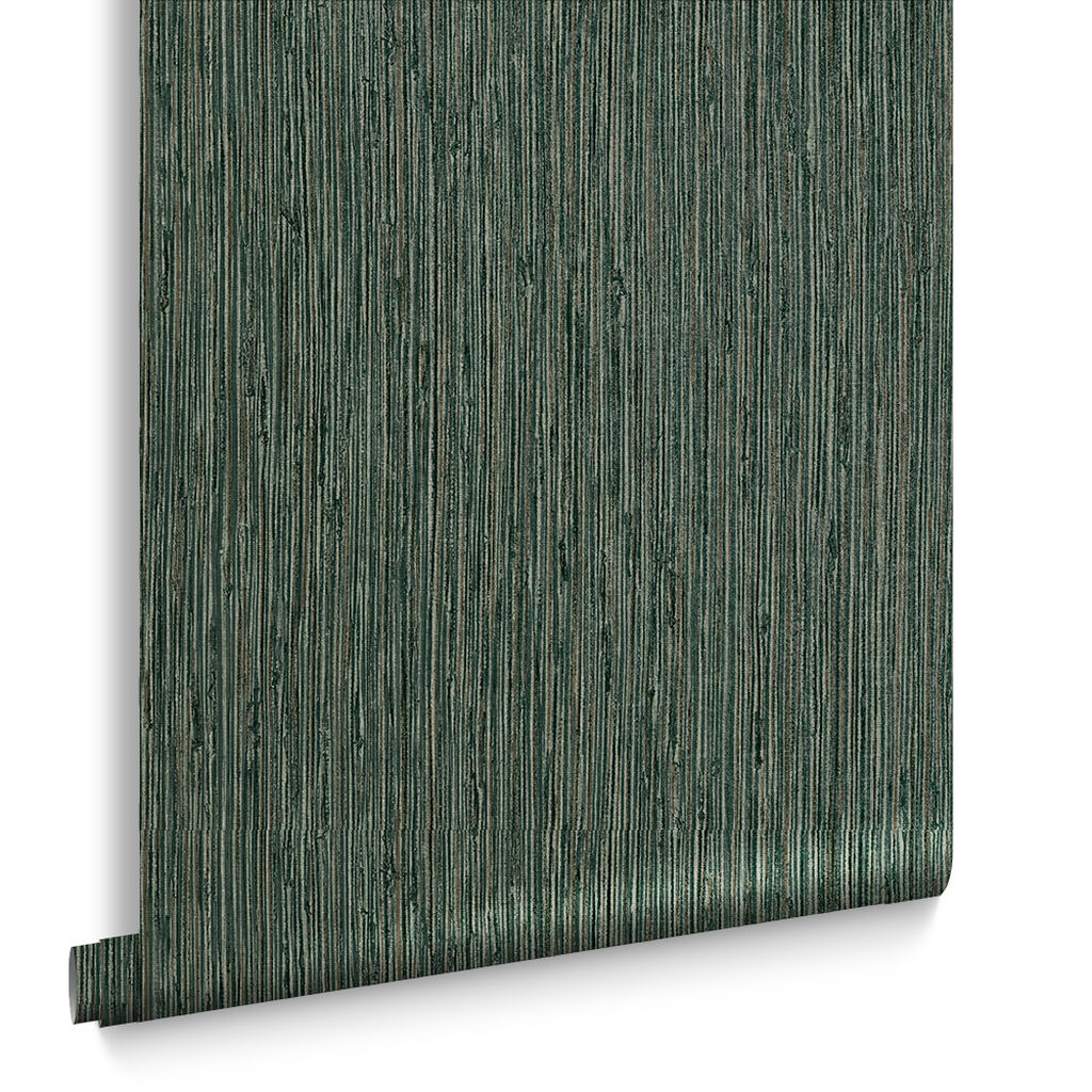 Grasscloth Texture Pine Wallpaper