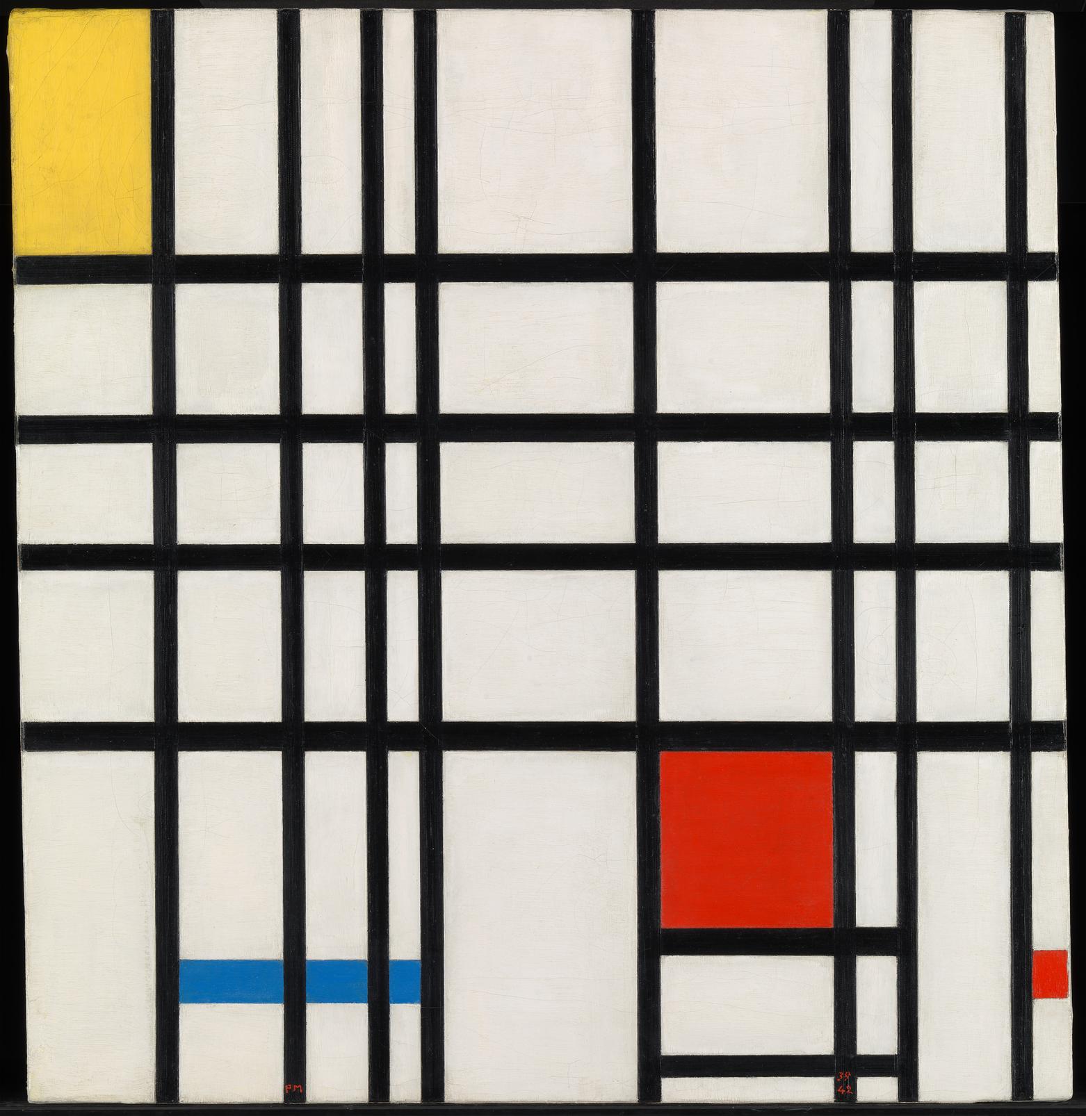 Mondrian Composition Bespoke Mural | White | Graham & Brown