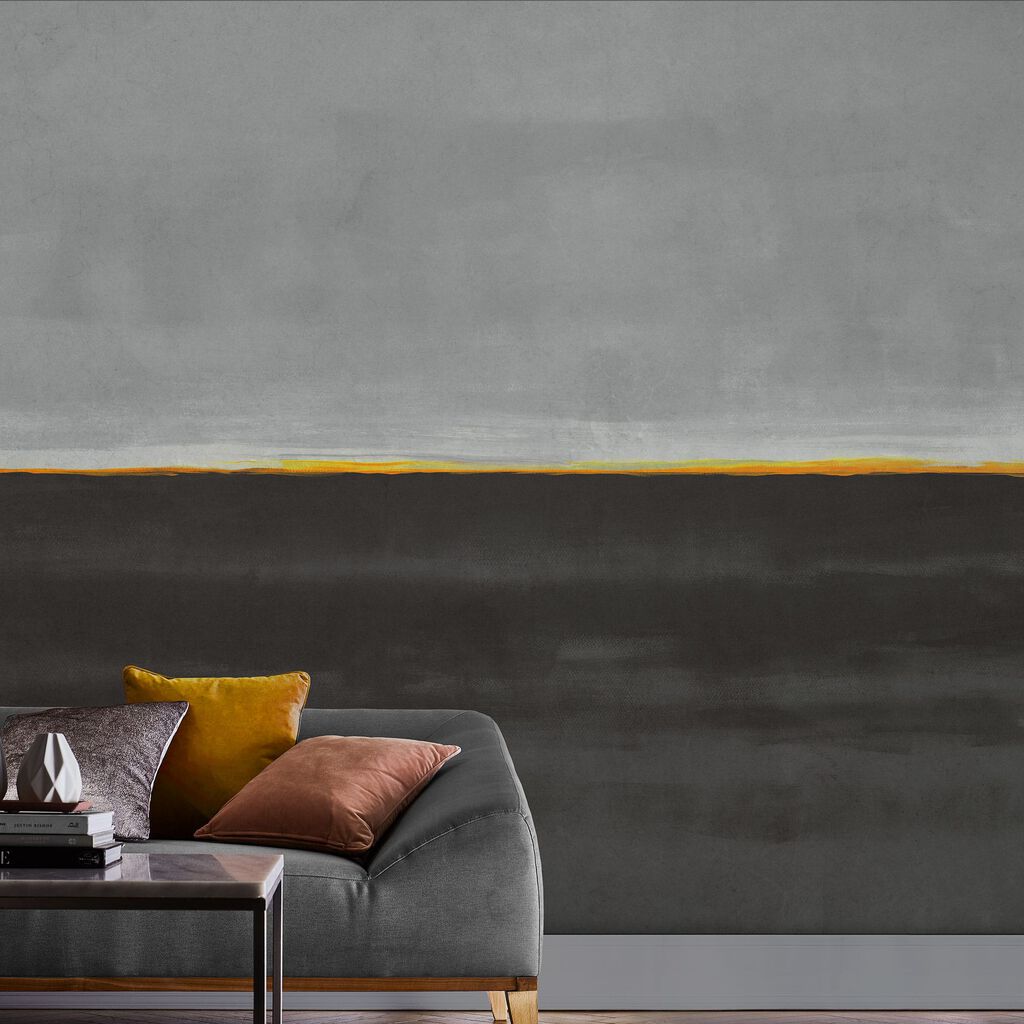 The Horizon Grey Bespoke Mural