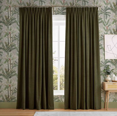 Corduroy Khaki Curtain