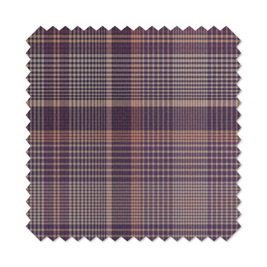 Heritage Plaid Plum Curtain