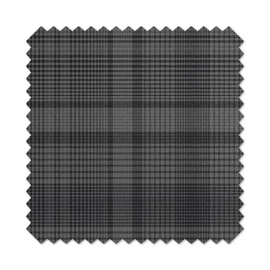 Heritage Plaid Charcoal Curtain