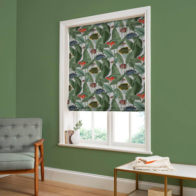 Aquarium Lush Roman Blind