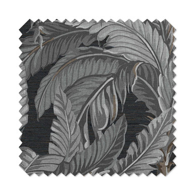 Daintree Palm Sterling Roman Shade